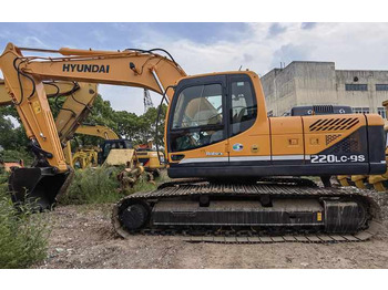 Ekskavator perayap Used Korea Hyundai 220LC-9s hydraulic Crawler Excavator Hyundai digger For Sale: gambar 4