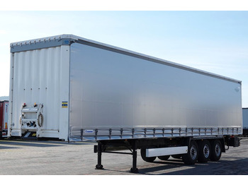 Semi-trailer dengan terpal samping KRONE