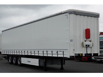 Semi-trailer dengan terpal samping KRONE