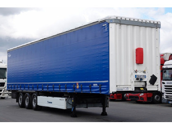 Semi-trailer dengan terpal samping KRONE