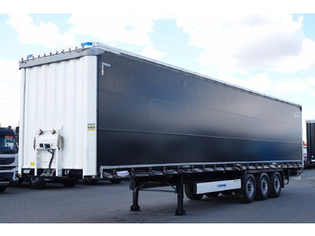 Semi-trailer dengan terpal samping KRONE