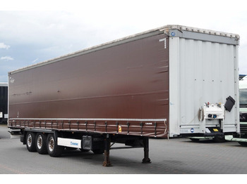 Semi-trailer dengan terpal samping KRONE