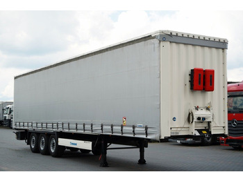 Semi-trailer dengan terpal samping KRONE