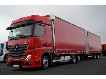 Truk dengan terpal samping MERCEDES-BENZ Actros 2545