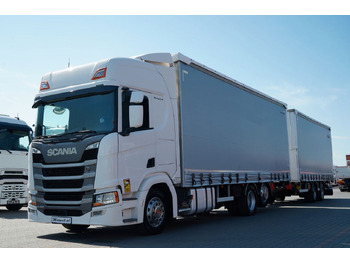 Truk dengan terpal samping SCANIA R 450