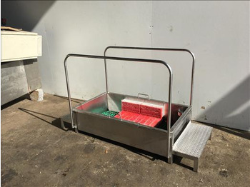 Mesin makanan Syspal Stainless boot wash station: gambar 2