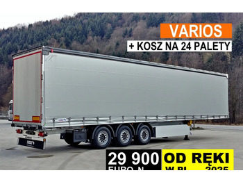 Semi-trailer dengan terpal samping SCHMITZ VARIOS