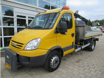 Van jungkit Iveco Daily 65C15 Kipper + HIAB 044 Kraan Kran Crane: gambar 2