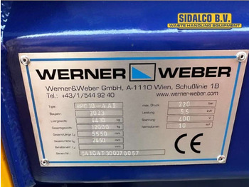 Bunker penyimpanan baru Werner & Weber MPC 10 met kiep systeem portaalarm opname: gambar 3