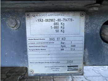 Kompresor udara Atlas-Copco XAS 37 kd NVT: gambar 5