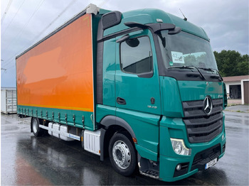 Truk dengan terpal samping MERCEDES-BENZ Actros 1845