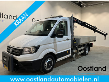 Leasing Volkswagen Crafter Crafter 50 TDI 180 PK Open Laadbak / Hiab Kraan / Euro 6 / Airco / Trekhaak 3500 KG / Cruise Control / CarPlay / 51.000 KM !! C-Rijbewijs !! Volkswagen Crafter Crafter 50 TDI 180 PK Open Laadbak / Hiab Kraan / Euro 6 / Airco / Trekhaak 3500 KG / Cruise Control / CarPlay / 51.000 KM !! C-Rijbewijs !!: gambar 1