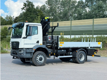 Truk derek MAN TGM 18.320 4x4 Hiab 228-4 Kran: gambar 3