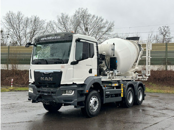 Hook lift, Truk derek MAN TGS 33.440 6x4 Euro6e Abroller + Fahrmischer: gambar 2
