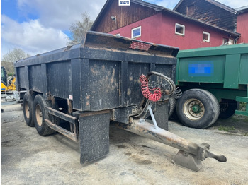 Trailer jungkit pertanian/ Tempat sampah