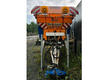 Penyebar pasir/ Garam Schmidt Stratos S80 8m3 Salzstreuer Salzsilo Aufbaustreuer LKW Winterdienst Küpper-Weisser: gambar 3