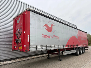 Semi-trailer dengan terpal samping PACTON
