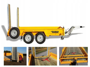 Trailer untuk mesin konstruksi baru PRZYCZEPA DO MINIKOPAREK GOURDON VPR 350 / GOURDON VPR 350 TRAILER FOR MINI EXCAVATORS: gambar 5
