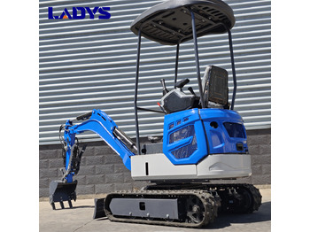 Ekskavator baru LADYS DY18 Mini Excavator Kubota Euro 5/Epa Engine Mini Excavator For Sale: gambar 2