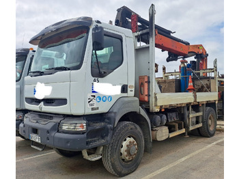 Truk flatbed RENAULT Kerax 370