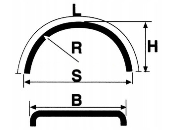 Spatbor baru DAF BŁOTNIK NADKOLE TYŁ DAF XF 105 106 DAF OE 2120351: gambar 4