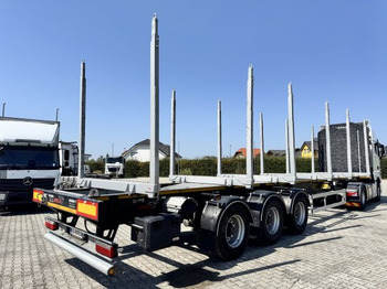 Semi-trailer pengangkut kayu MEGA