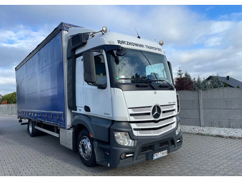 Truk dengan terpal samping MERCEDES-BENZ Actros 1830