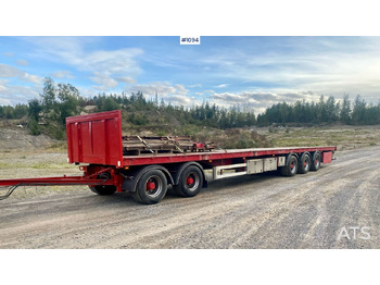 Trailer flatbed NTM 5-akselinen Lavaperävaunu: gambar 2