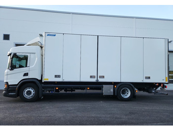 Truk box Scania P280 4x2 Kylkiaukeava kori: gambar 2