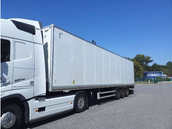 Semi-trailer kotak tertutup