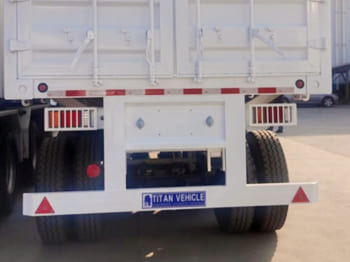 Semi-trailer baru TITAN Side Wall Truck Trailer for Sale in Zambia: gambar 2