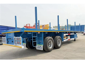 Semi-trailer flatbed TITAN