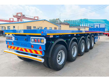 Semi-trailer flatbed TITAN
