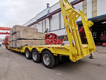 Semi-trailer low bed baru TITAN: gambar 4