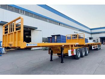 Semi-trailer flatbed TITAN