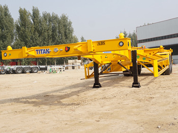 Semi-trailer sasis untuk pengangkutan kontainer baru TITAN Shipping Container Chassis for Sale in Malawi: gambar 2
