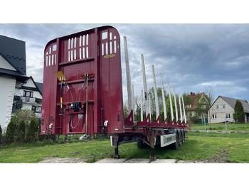 Semi-trailer pengangkut kayu ZASŁAW