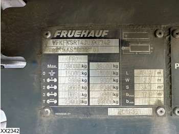Semi-trailer dengan terpal samping Fruehauf Tautliner Dhollandia: gambar 4