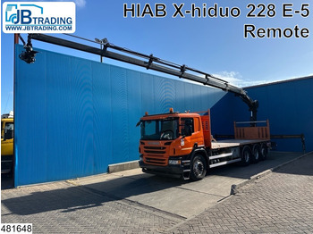 Truk flatbed SCANIA P 410