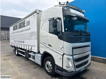 Truk dengan terpal samping Volvo FH 460 EURO 6, LNG, Standairco, Dhollandia: gambar 3