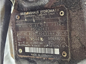 Hidrolika untuk Peralatan konstruksi Brueninghaus Hydromatik A10VO45DFR/31R-Load sensing pump: gambar 3