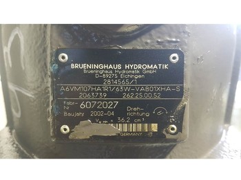 Hidrolika Brueninghaus Hydromatik A6VM107HA1R1/63W -Volvo L35B-Drive motor/Fahrmotor: gambar 4