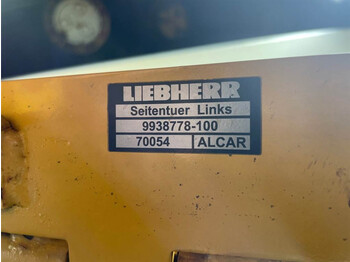 Bingkai/ Sasis untuk Peralatan konstruksi Liebherr A924B-9938778-Hood/Seitentuer links/Kap: gambar 3
