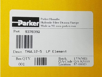 Hidrolika Parker TXWL12-5-937839Q-Filter: gambar 3