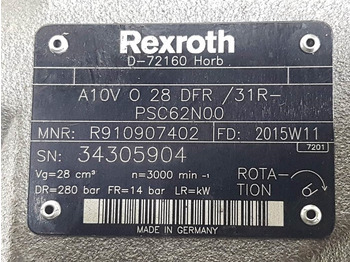 Hidrolika untuk Peralatan konstruksi baru Rexroth A10VO28DFR/31R-R910907402-Load sensing pump: gambar 4 Hidrolika untuk Peralatan konstruksi baru Rexroth A10VO28DFR/31R-R910907402-Load sensing pump: gambar 4
