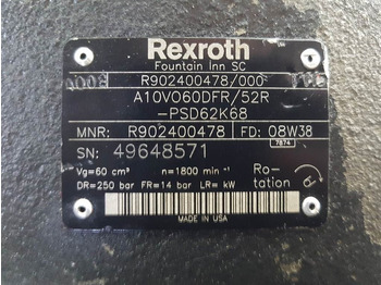 Hidrolika Rexroth A10VO60DFR/52R - Load sensing pump: gambar 3 Hidrolika Rexroth A10VO60DFR/52R - Load sensing pump: gambar 3