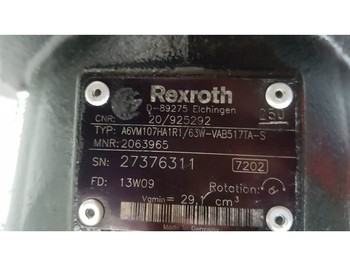 Hidrolika Rexroth A6VM107HA1R1/63W -JCB 409BZX-Drive motor/Fahrmotor: gambar 4