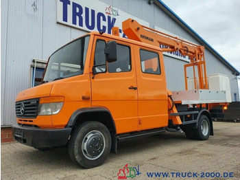 Platform udara yang dipasang di truk Mercedes-Benz Vario 614 Ruthmann 12m Arbeitsbühne 1000V Isol.: gambar 3