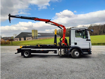 Hook lift, Truk derek MAN TGL 12.250 Containersysteem Jimeca met kraan Palfinger PK4501: gambar 4