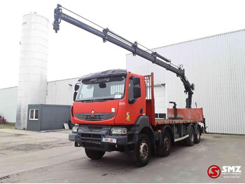 Truk flatbed, Truk derek Renault Kerax 410 DXI hiab 200/4 +remote: gambar 3